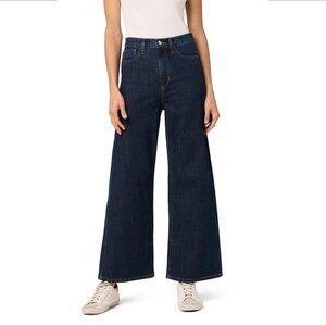 Joes Jeans Antoinette ankle wide leg denim dark blue high rise women new 34 18